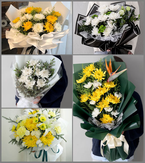 贵州六盘水水城县蟠龙镇闹塘村白事花束代送